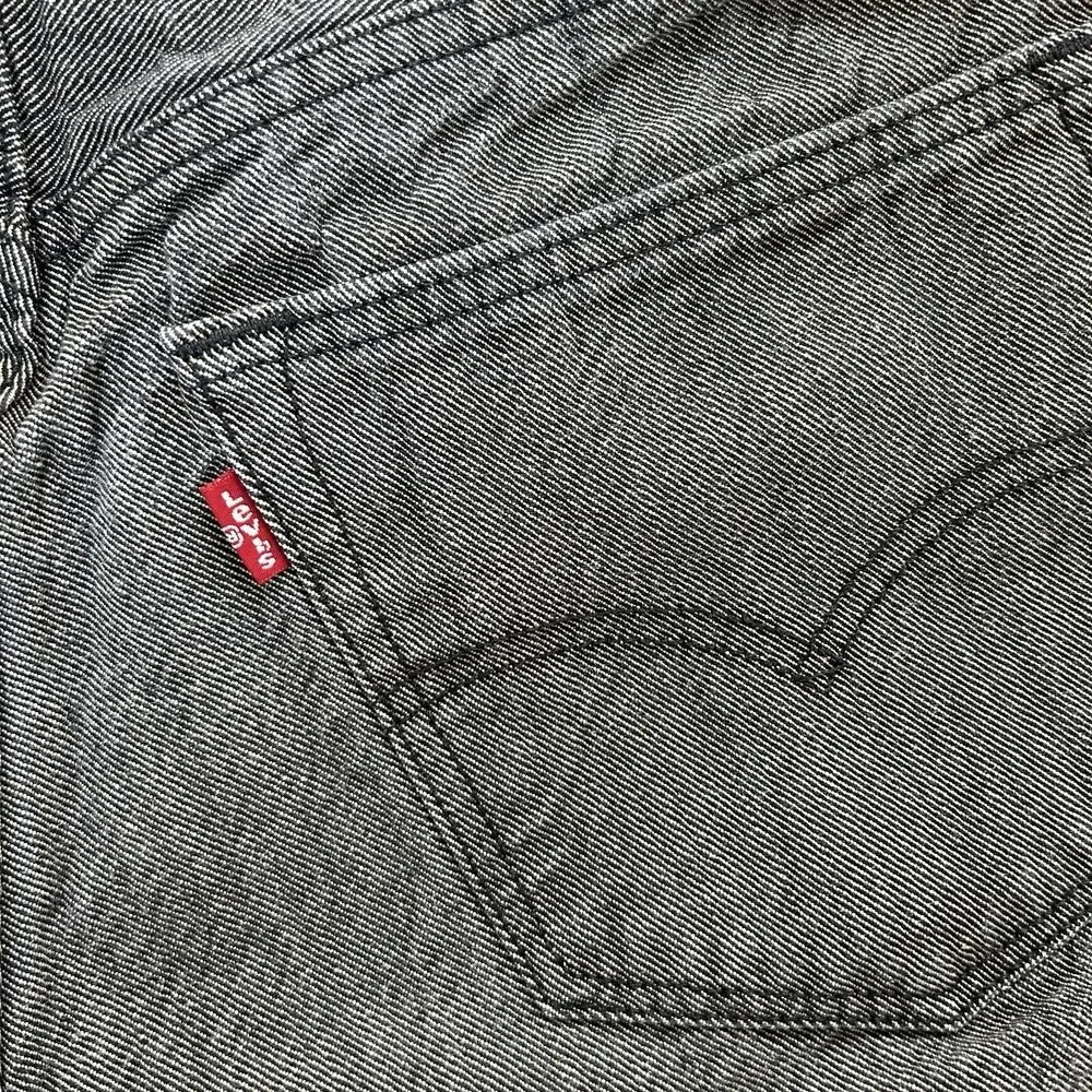 Levis‎ Jeans Mens 32x30* Black White Contrasted 501 XX Button Fly Straight Denim
